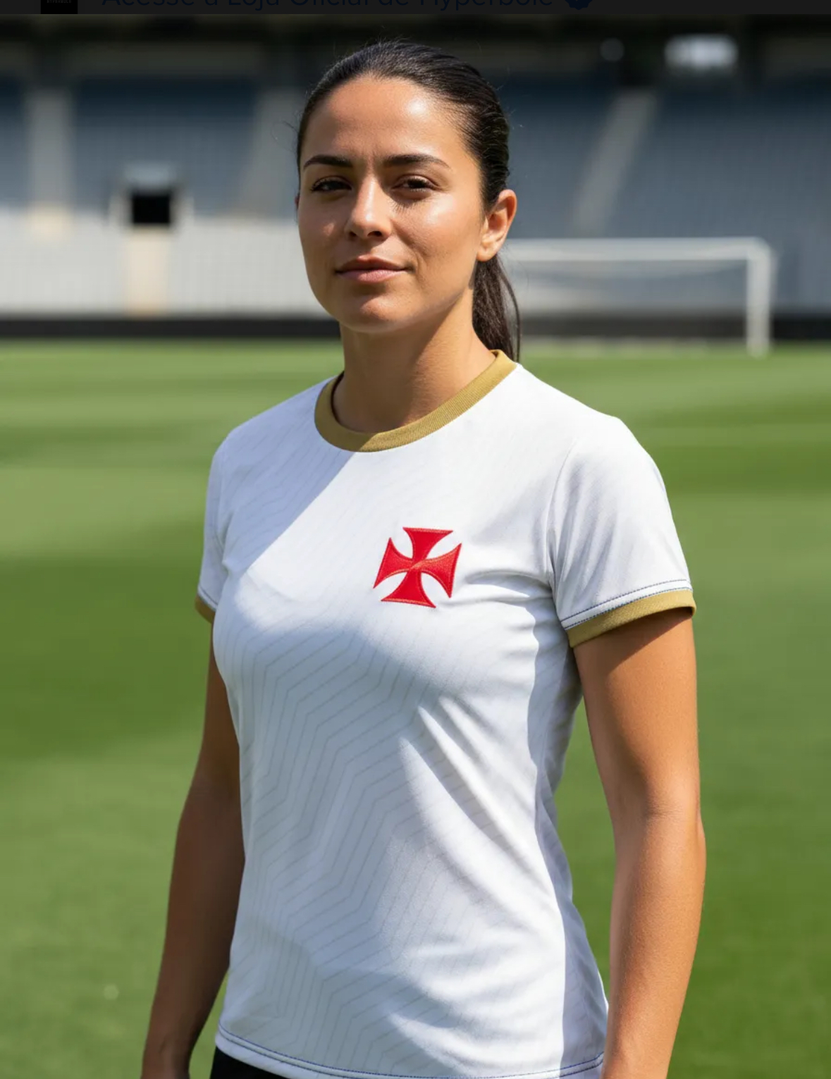 Camisa feminina vasco da gama oficial majestic